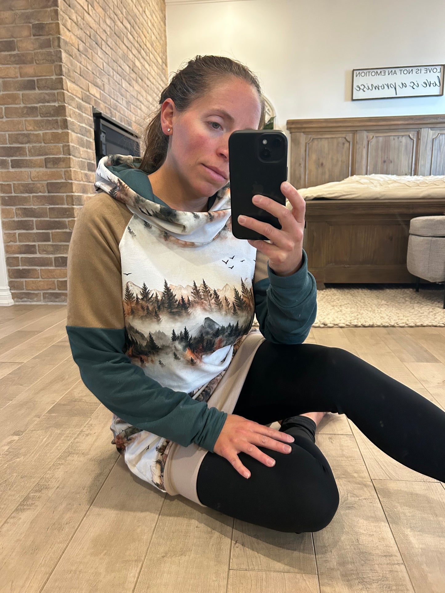 Robe velour montagne