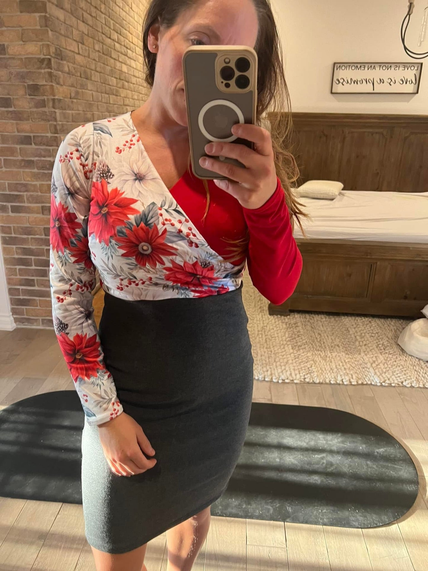 robe haut croisé 2 couleurs