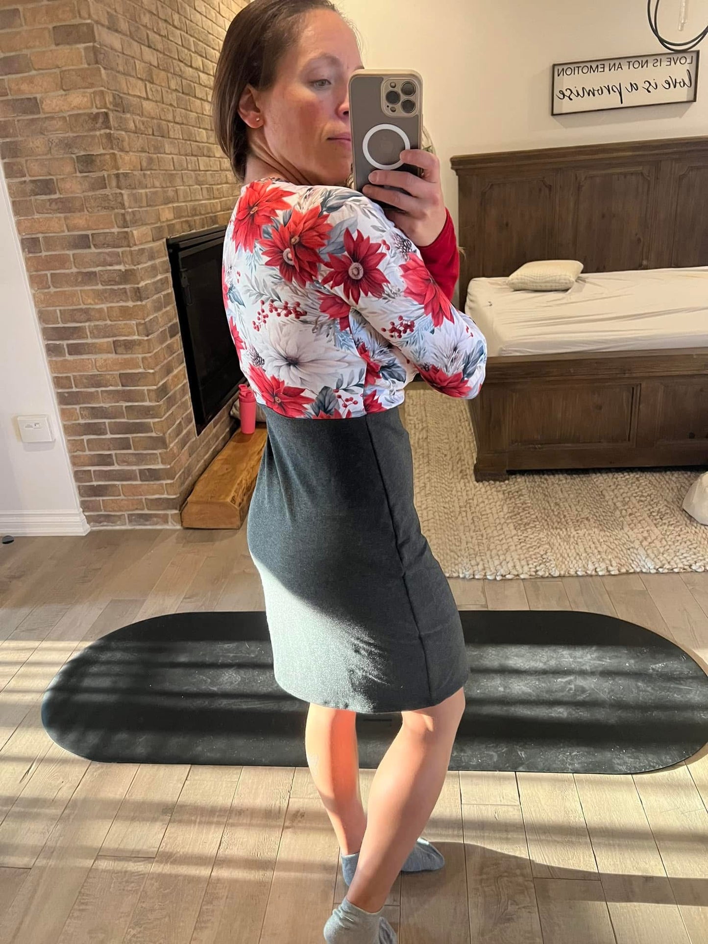 robe haut croisé 2 couleurs