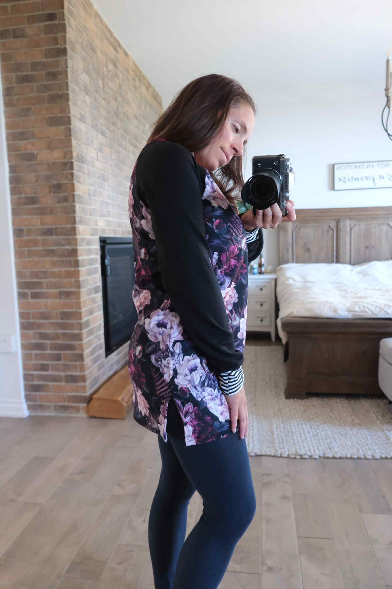 Tunique squish mauve et fente