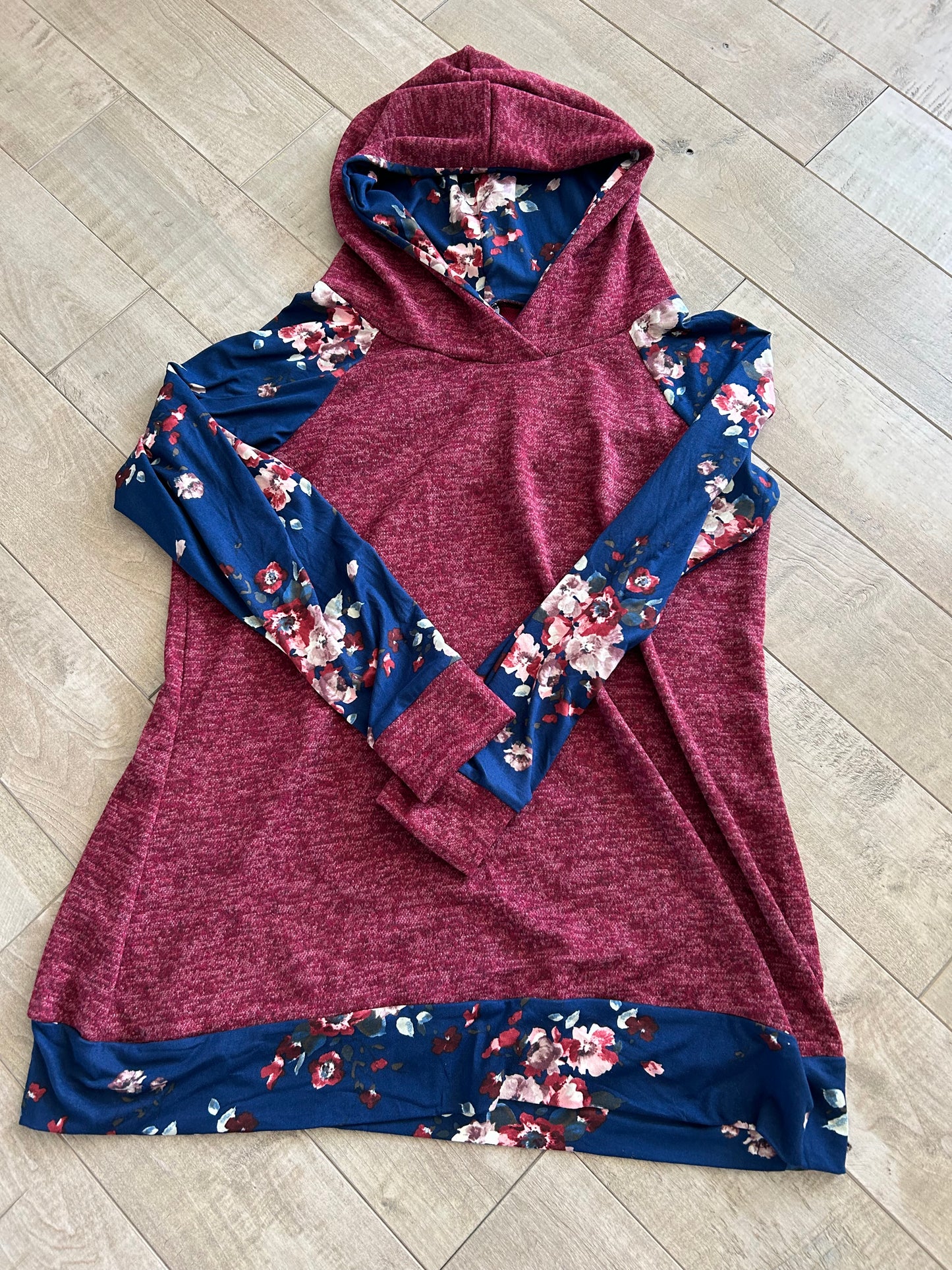 2xl tunique fit capuchon