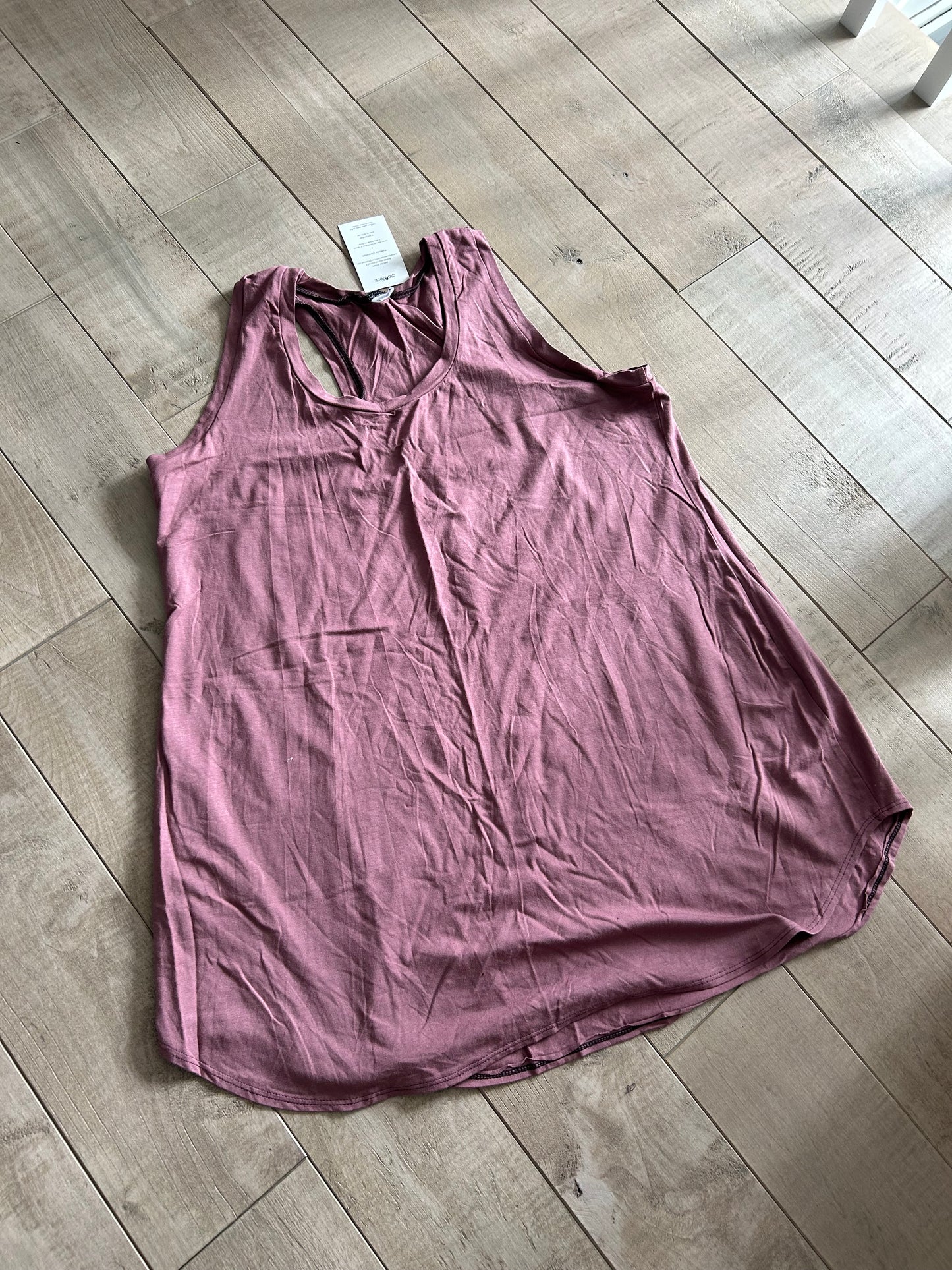 camisole tunique bambou rose brown 3xl