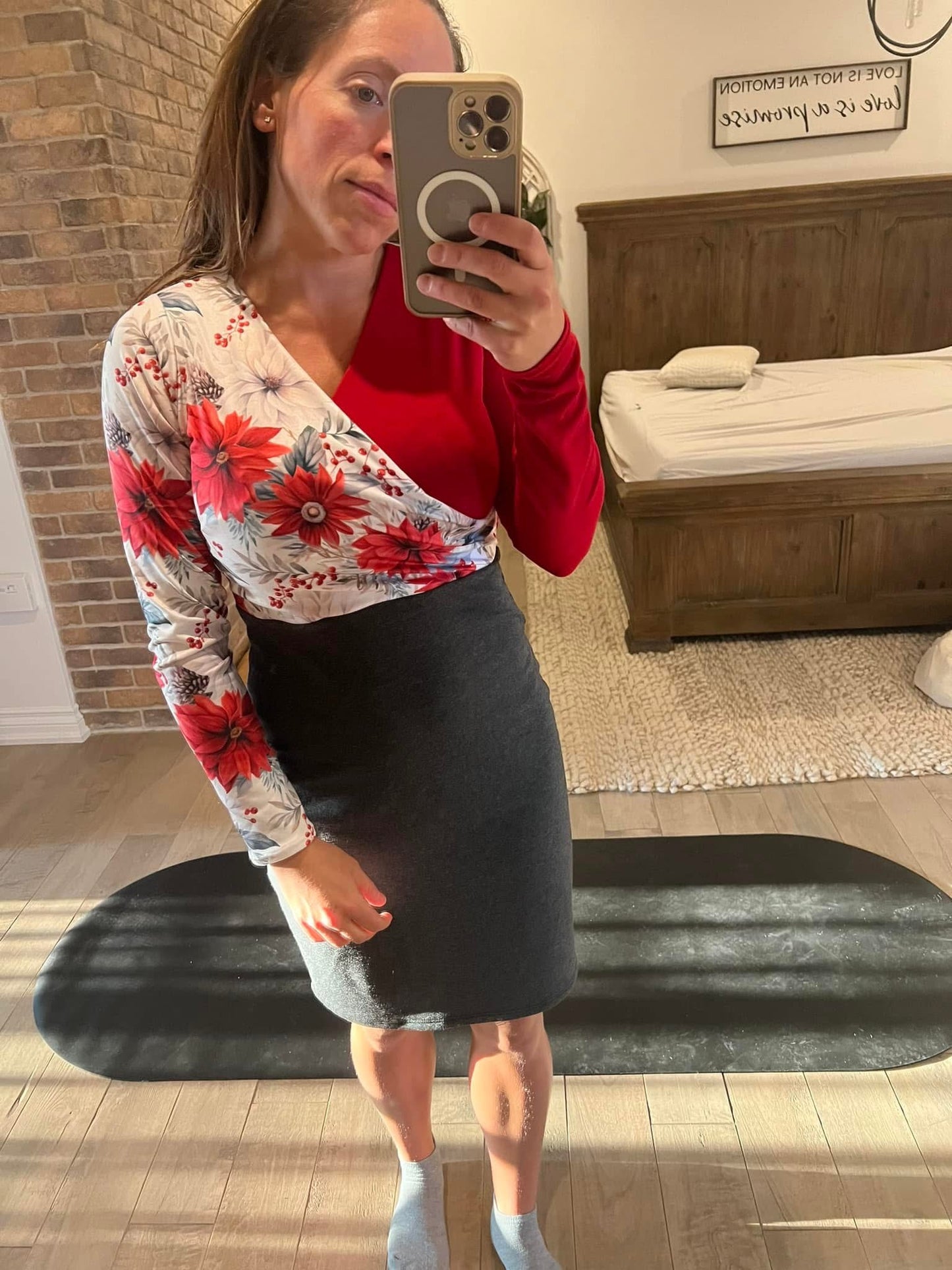 robe haut croisé 2 couleurs